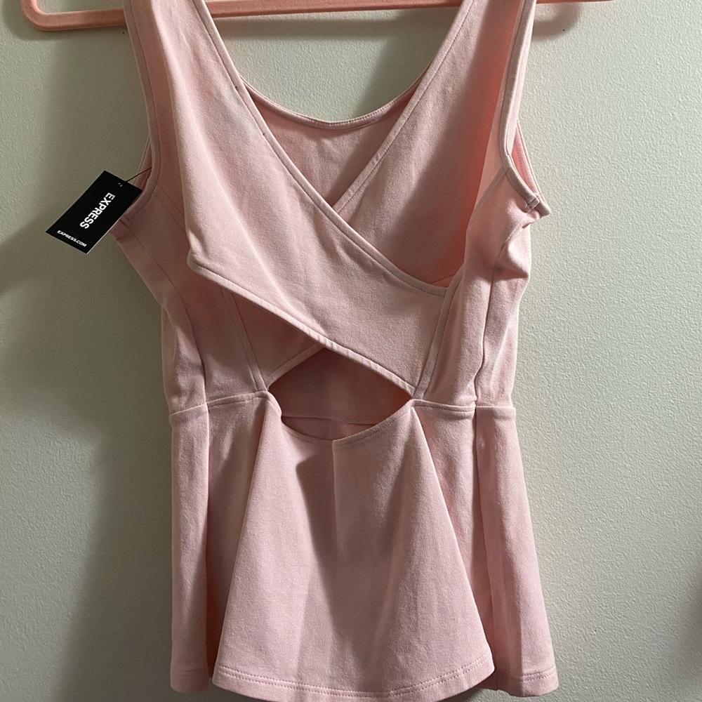 Express size XS women’s cross back tank top